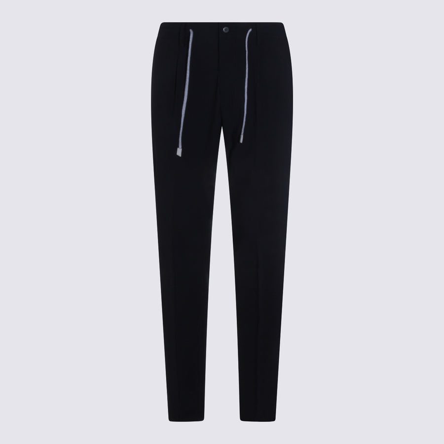 Eleventy 100% Cotton trousers in black
