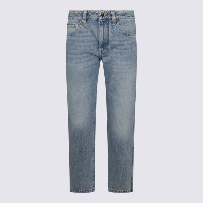 Brunello Cucinelli Jeans Light Blue _100 % Co