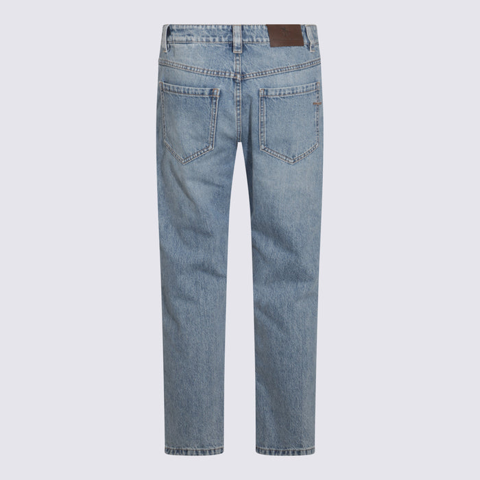 Brunello Cucinelli Jeans Light Blue _100 % Co