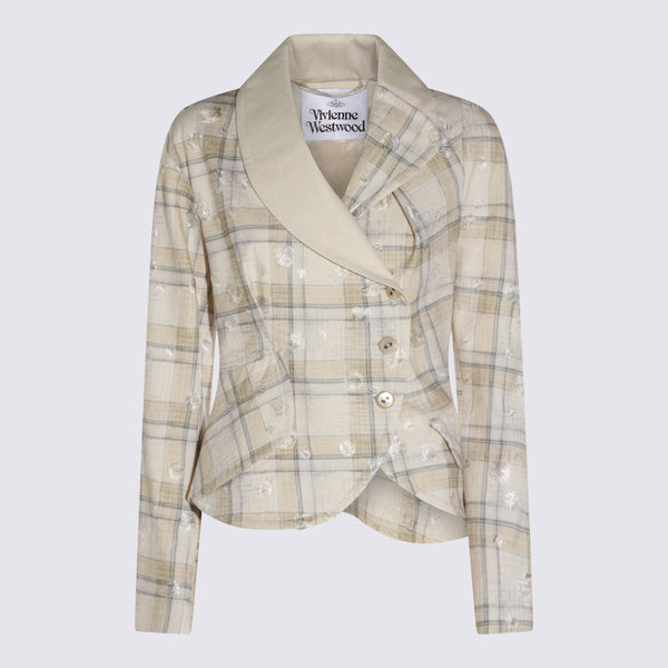 Vivienne Westwood 81% Cotton blazer in beige