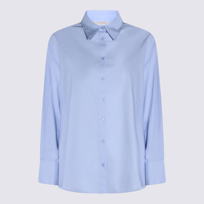 Twin-set Shirts Clear Blue