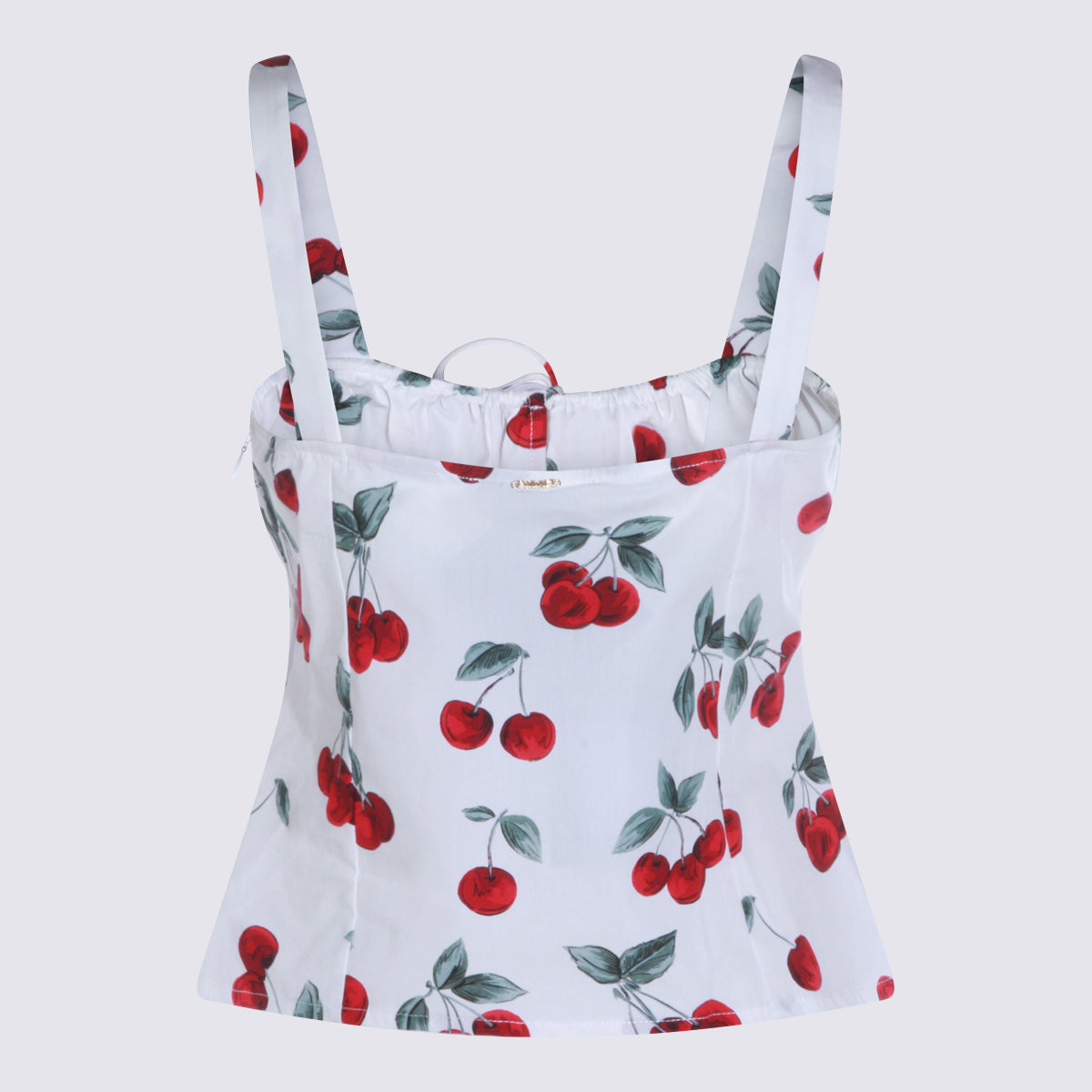Twin-set Top Cherries White/red