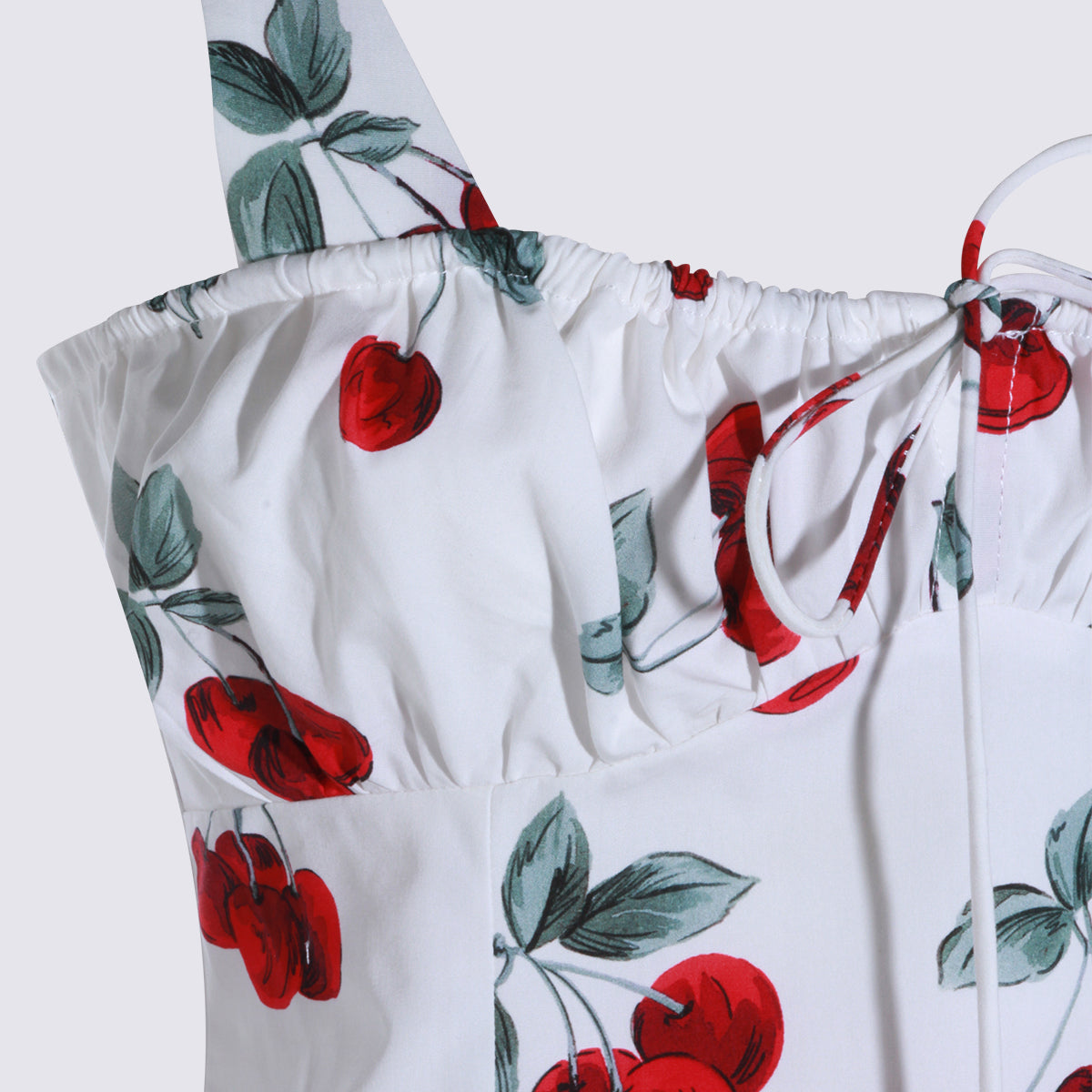 Twin-set Top Cherries White/red
