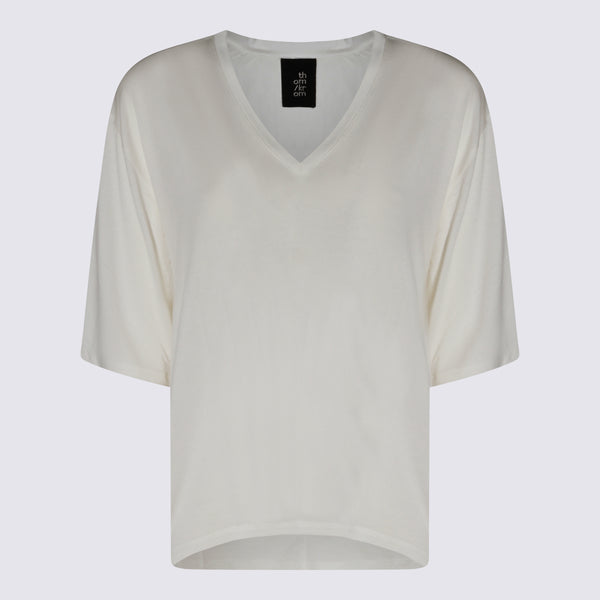 Thom Krom 80% Modal blouse in white