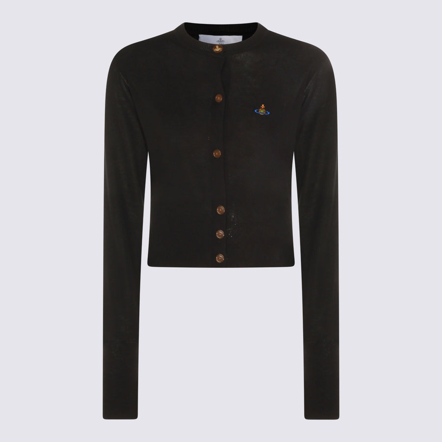 Vivienne Westwood 100% Cotton cardigan in black