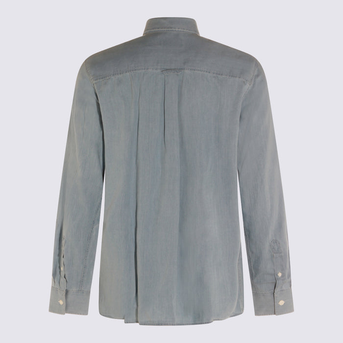 NN.07 Shirts Bleach Indigo _co