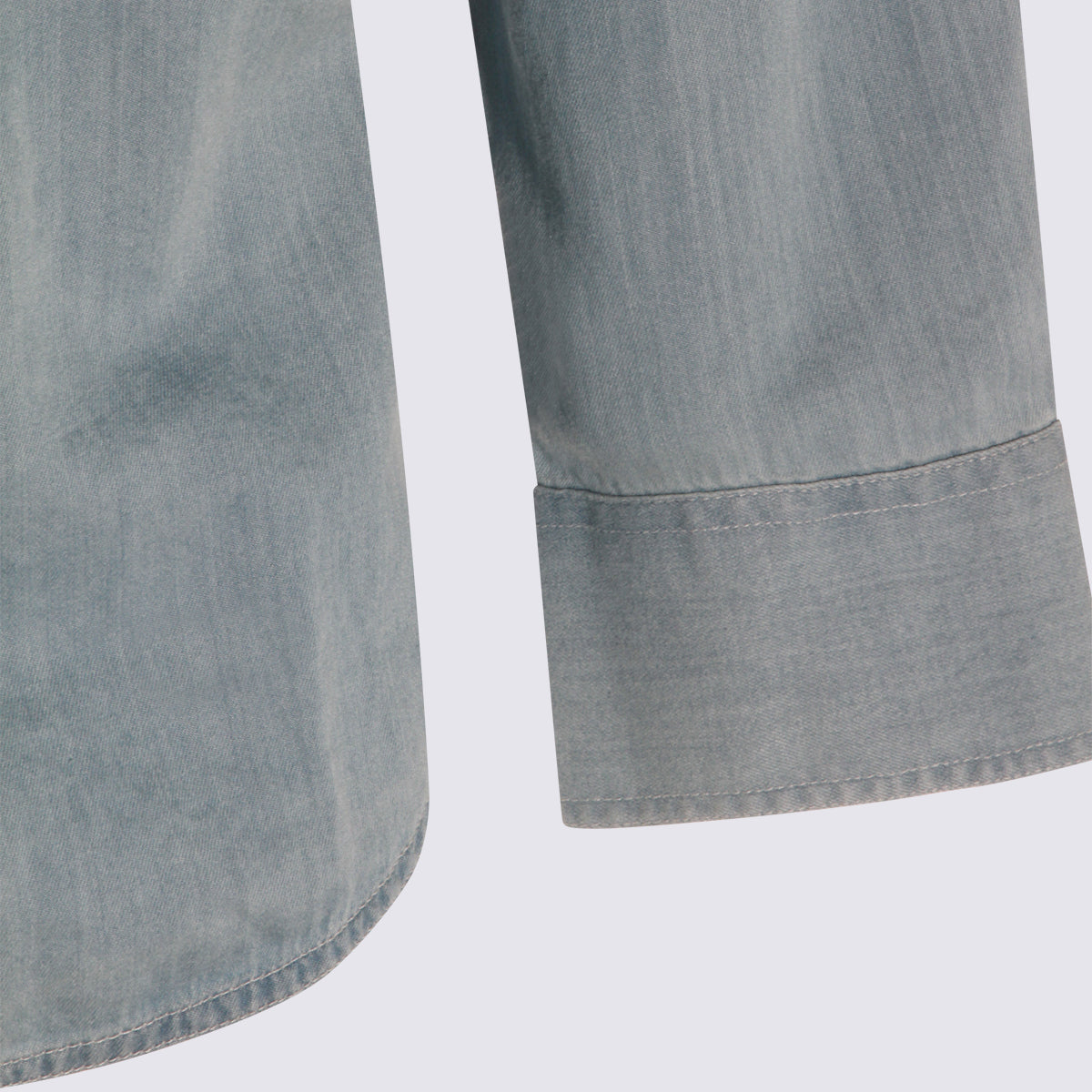NN.07 Shirts Bleach Indigo _co