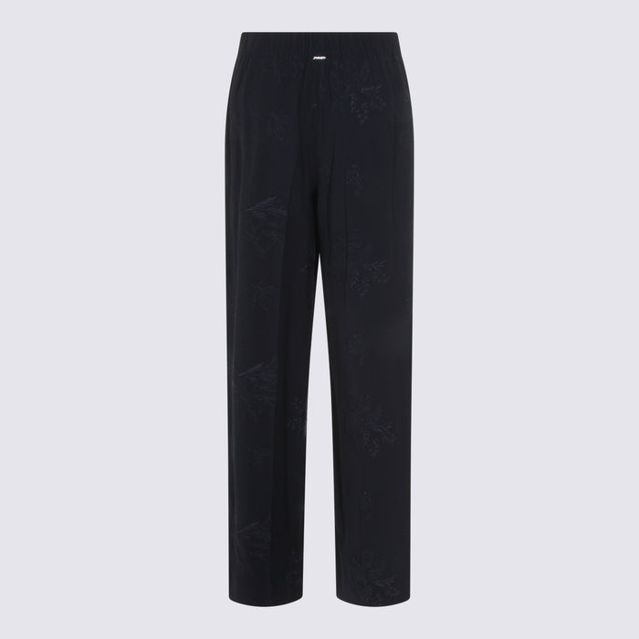 Twin-Set Trousers Blue Night Pl Vi Ea