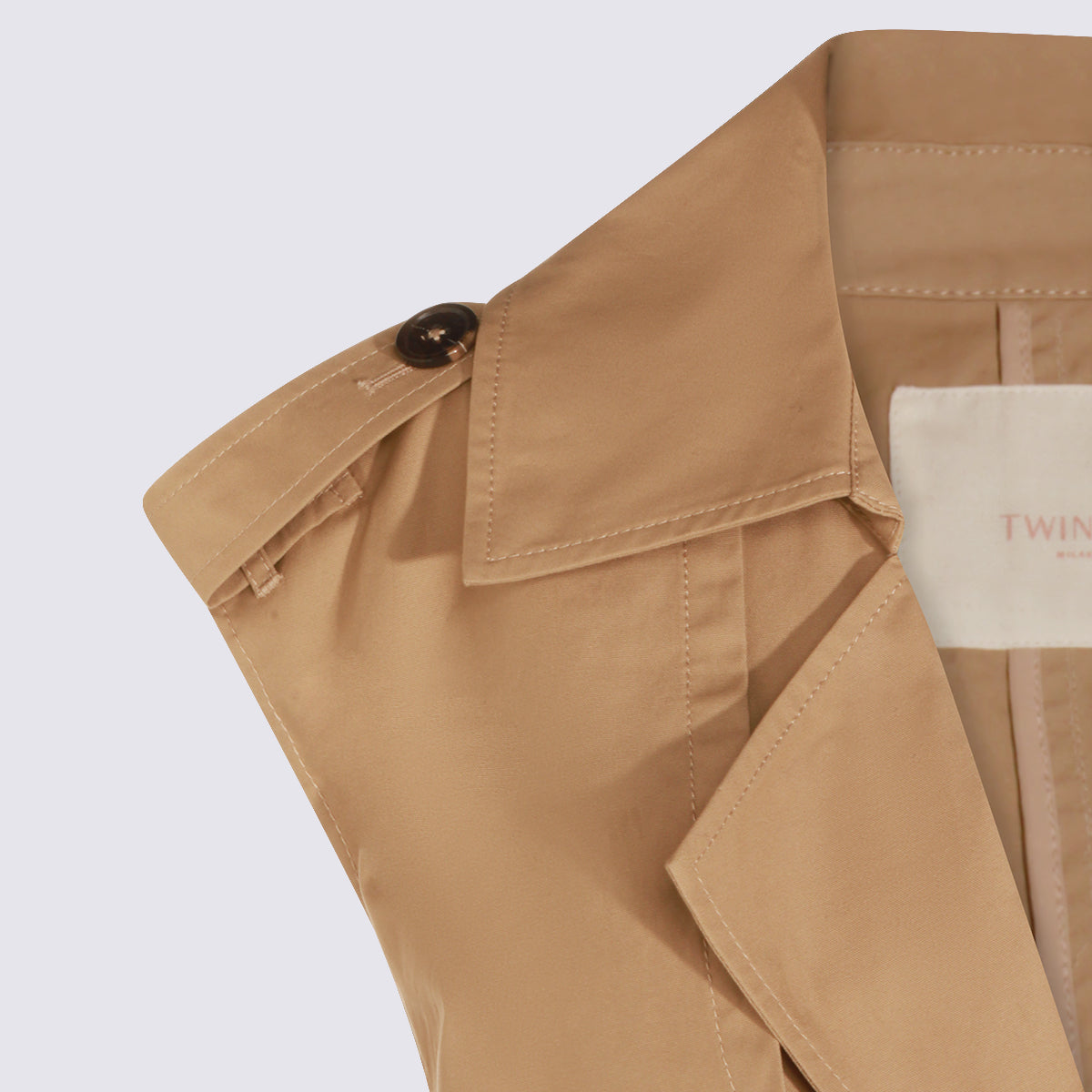 Twin-set Jackets Natural Beige Pl Vi Ea