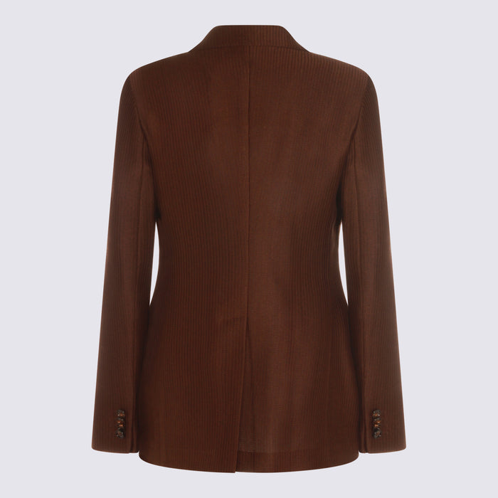 Tagliatore Jackets Brown _100 % Co