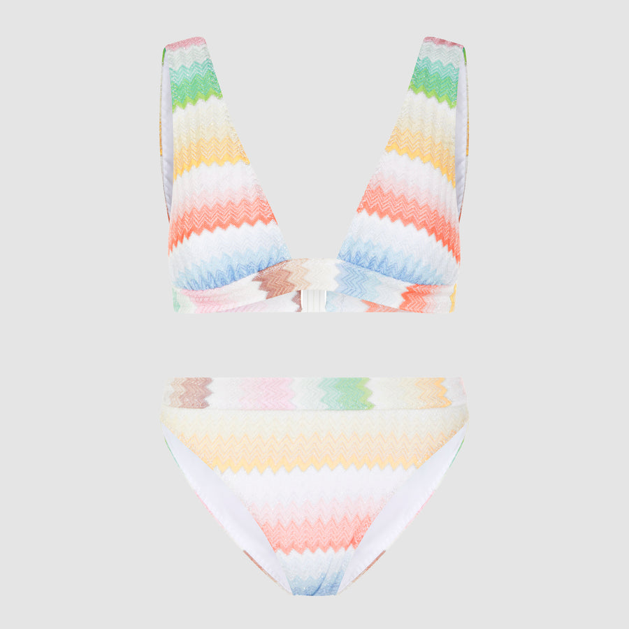 Missoni 87% Viscose swimsuit in multicolor