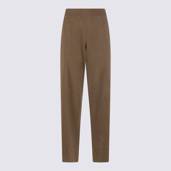 Fabiana Filippi 78% Virgin Wool trousers in brown