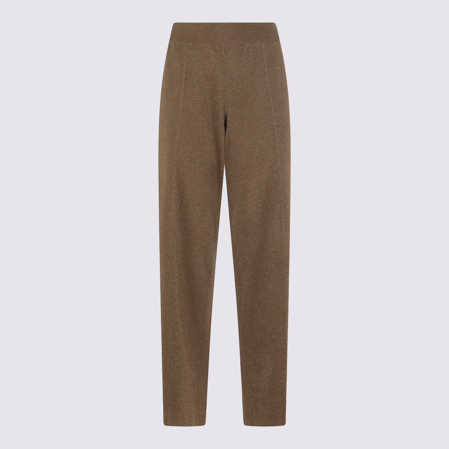 Fabiana Filippi 78% Virgin Wool trousers in brown