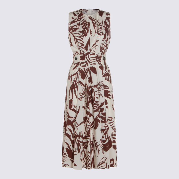 Antonelli Firenze Dresses Brown _100 % Co