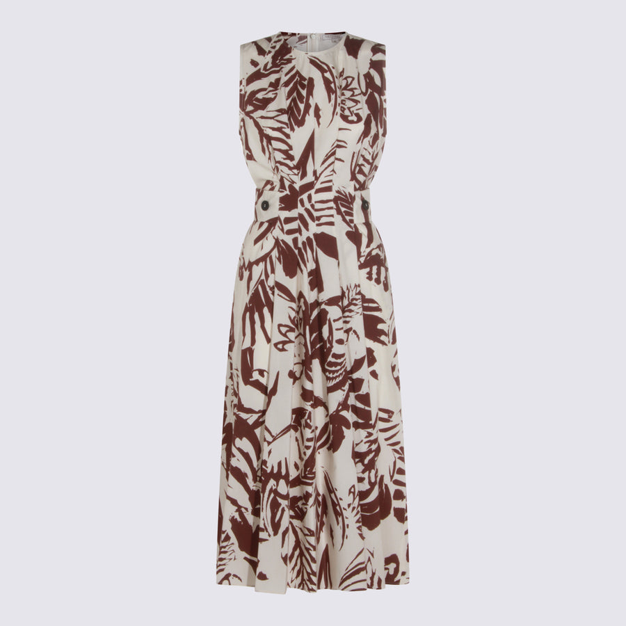 Antonelli Firenze 100% Cotton dress in brown