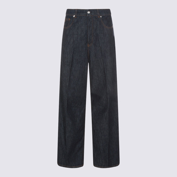 Nine In The Morning 88% cotton jeans in blue