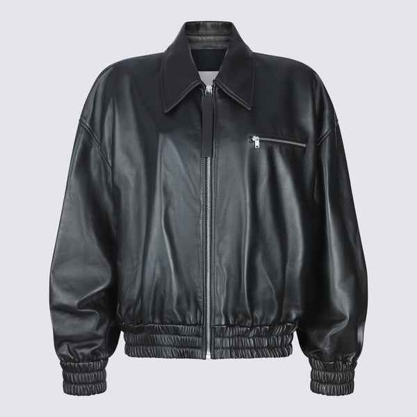 Jil Sander 100% Cotton jacket in black