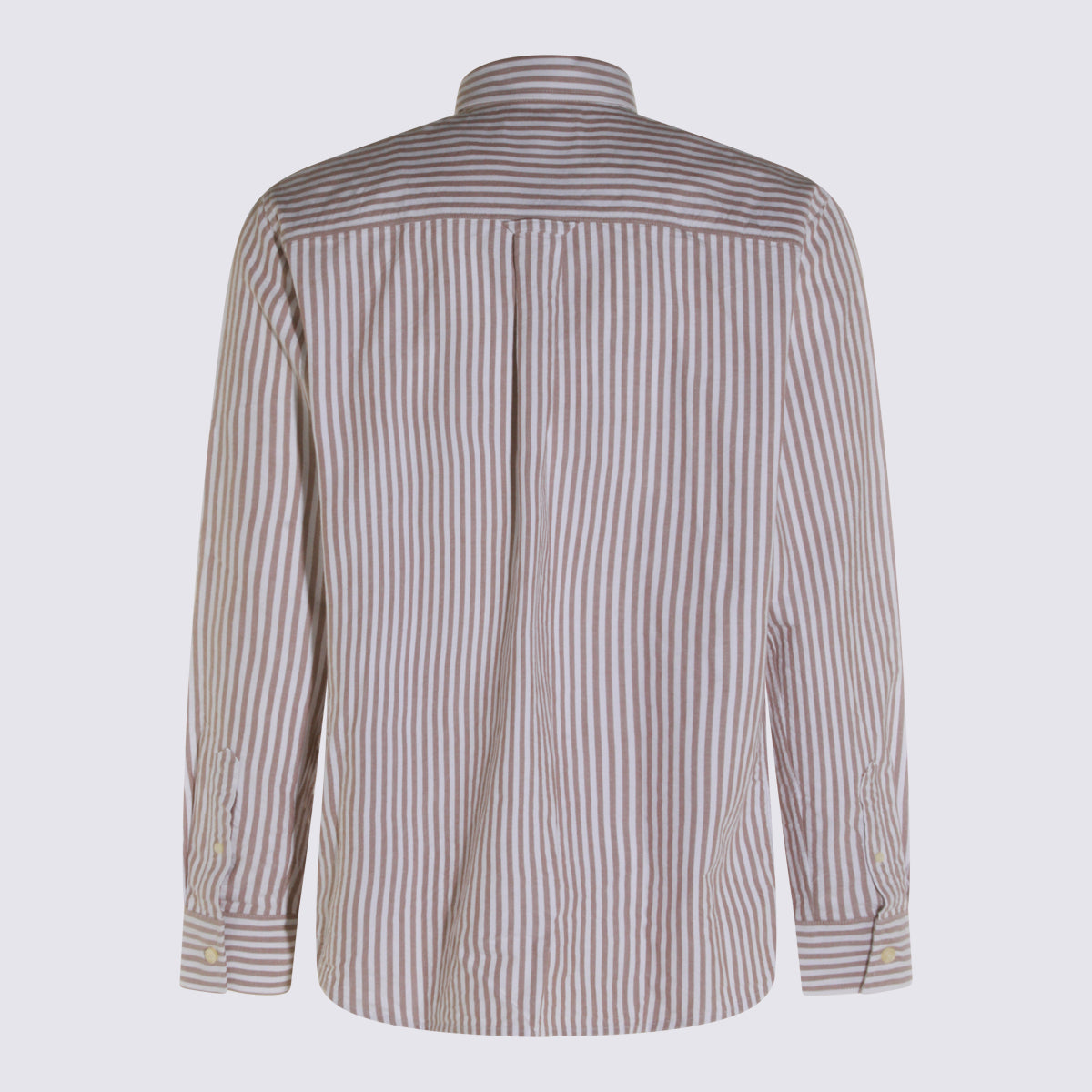 NN.07 Shirts Terracotta Stripe _co