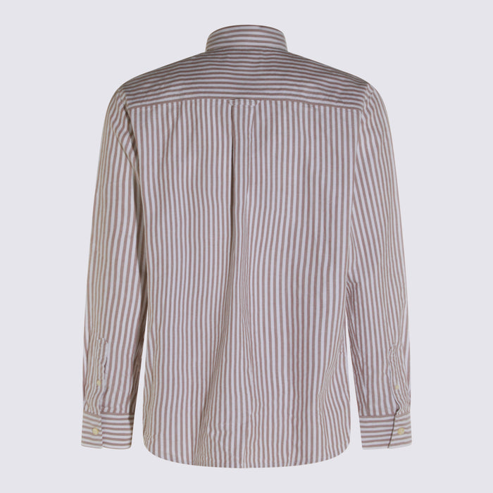 NN.07 Shirts Terracotta Stripe _co