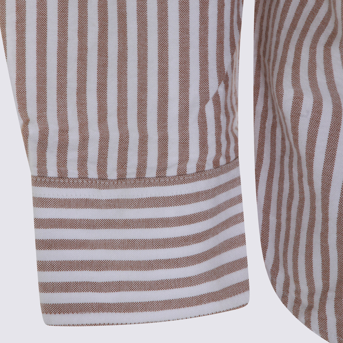 NN.07 Shirts Terracotta Stripe _co
