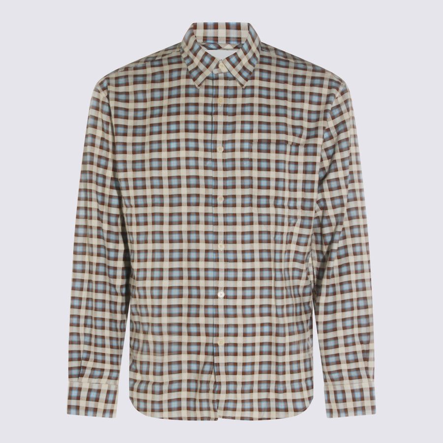 Nn.07 100% Cotton shirt in blue