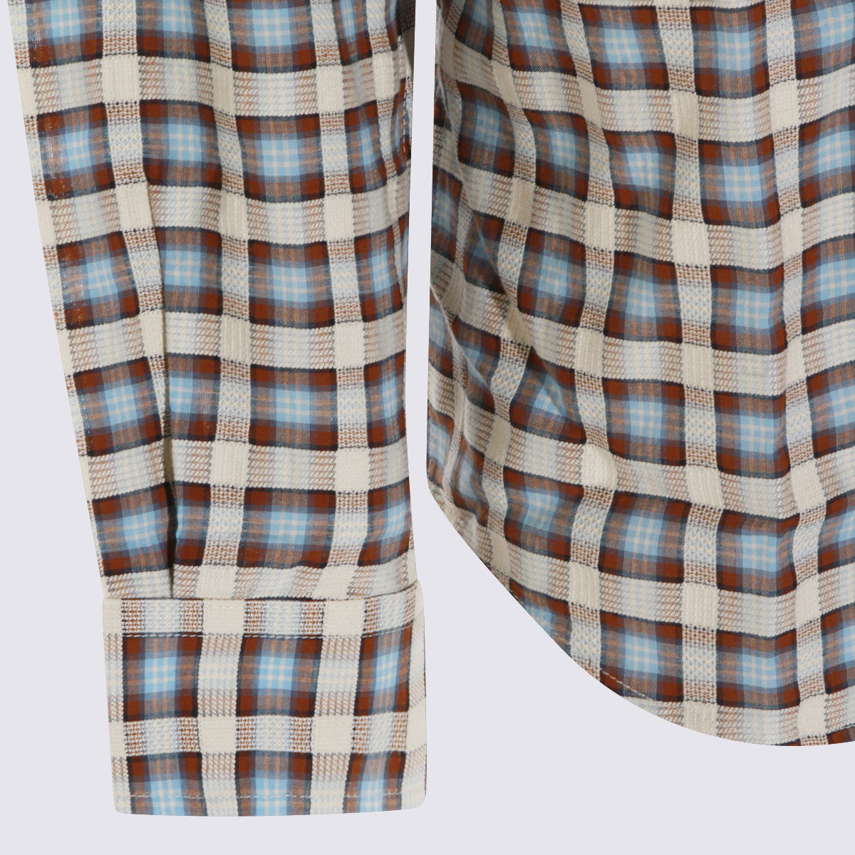 NN.07 Shirts Blue Check _co