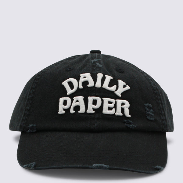 Daily Paper Uomo 2610057 100% Cotton baseball cap in black