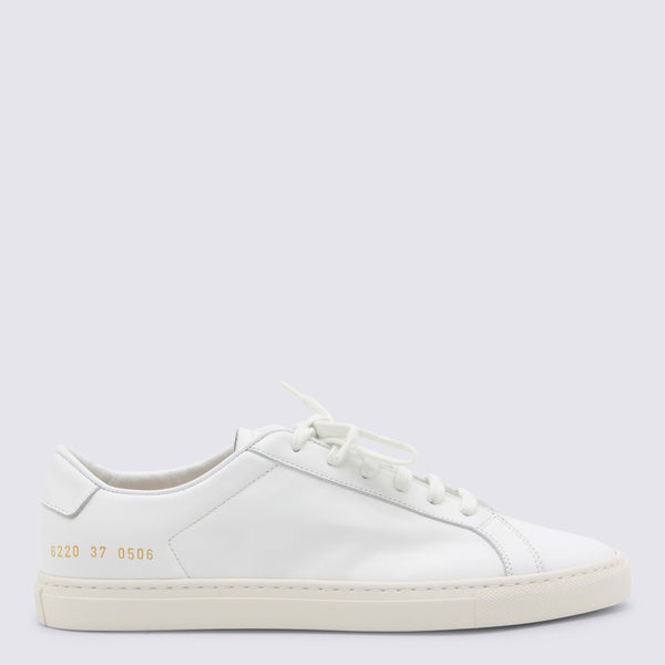 Common Projects Leather upper sneaker in white