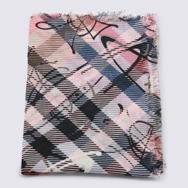 Vivienne Westwood 100% Wool scarf in pink