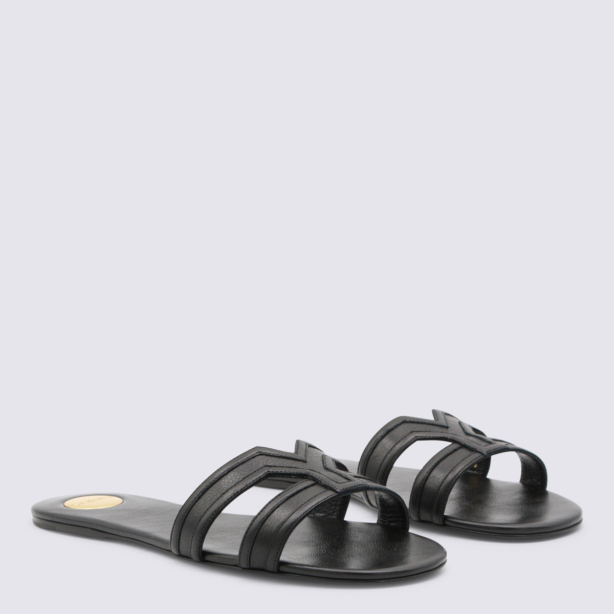 Saint Laurent Flat shoes Black _cover Le Sole