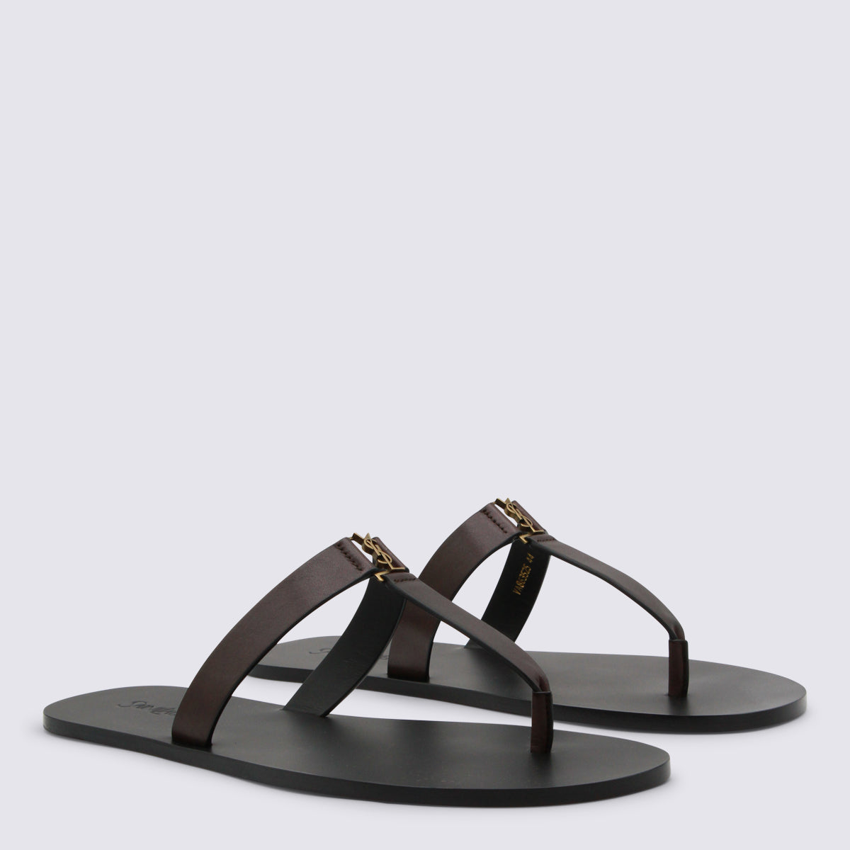 Saint Laurent Flat shoes Dark Brown _cover Le Sole