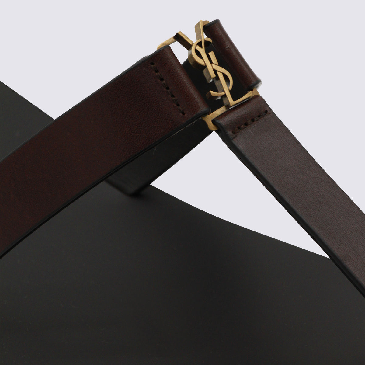 Saint Laurent Flat shoes Dark Brown _cover Le Sole