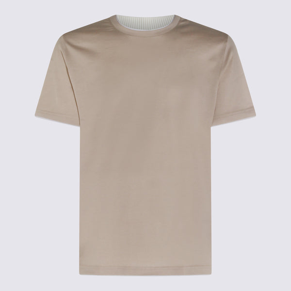 Eleventy 100% Cotton t-shirt in beige