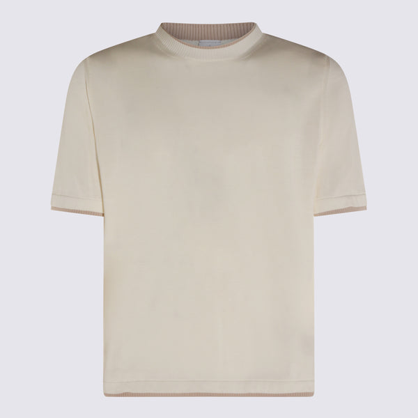 Eleventy 100% Cotton t-shirt in beige