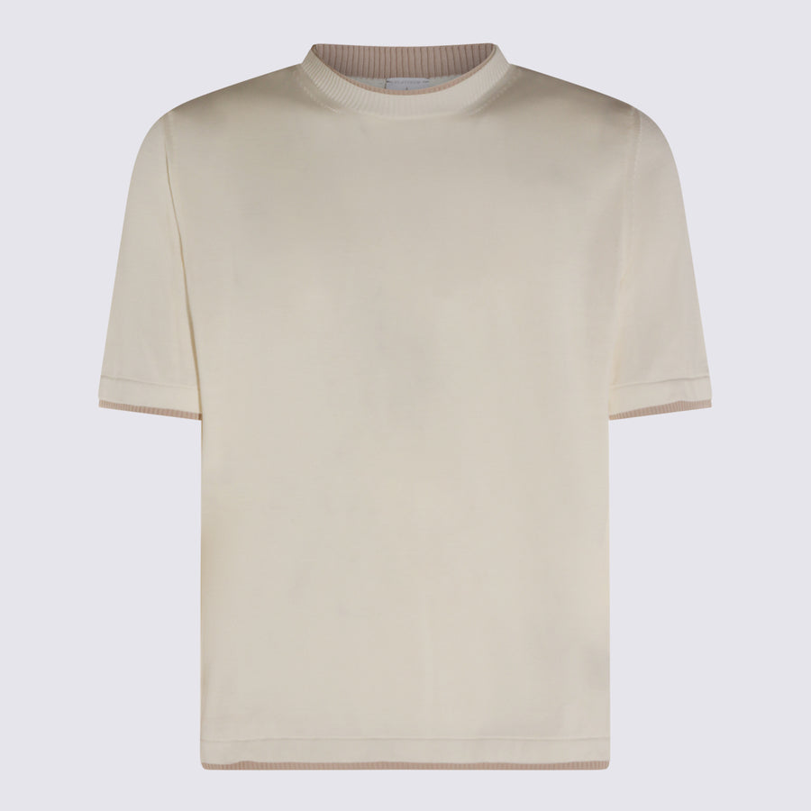 Eleventy 100% Cotton t-shirt in beige