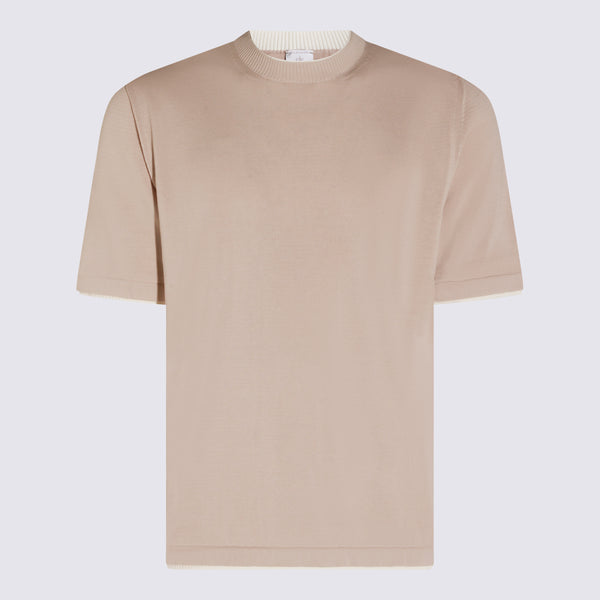 Eleventy 100% Cotton t-shirt in beige