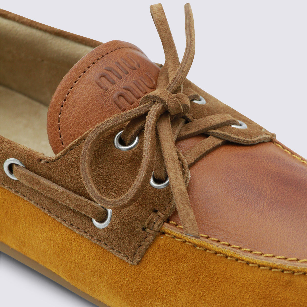 Miu Flat shoes Whisky+cognac _cover Le Sole El