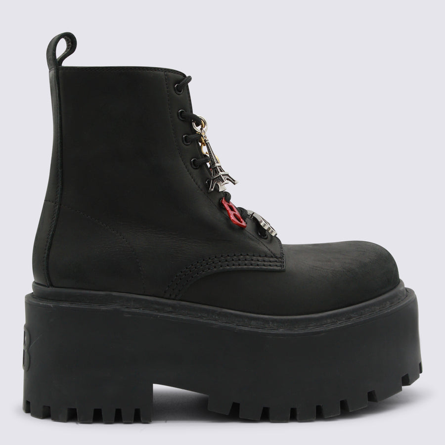 Balenciaga Nubuck boots in black