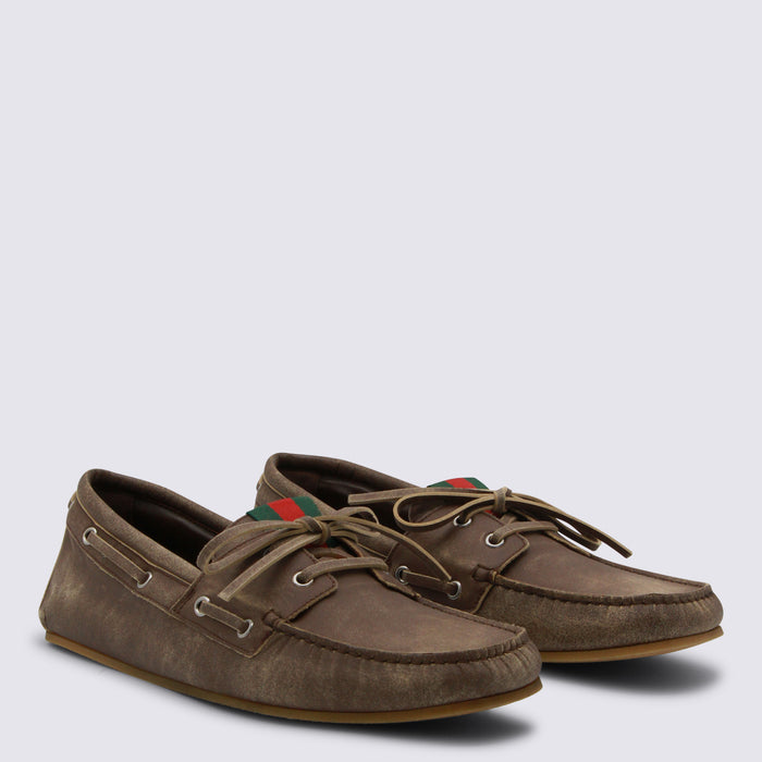 Gucci Flat shoes Washed Brown _le