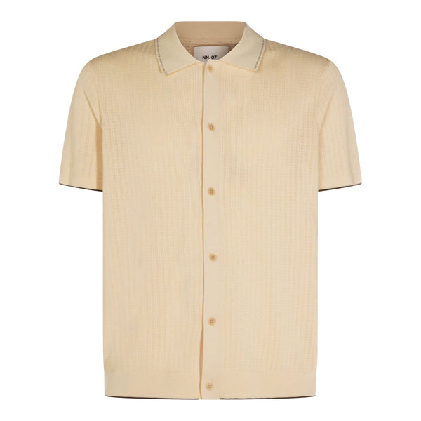 Nn.07 100% Cotton shirt in beige