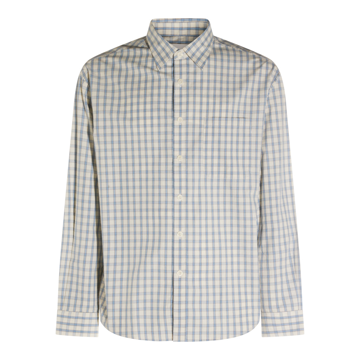NN.07 Shirts Ecru Check _co