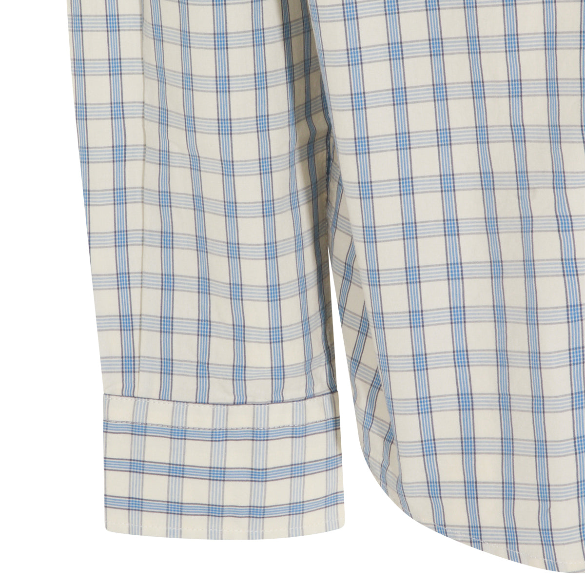 NN.07 Shirts Ecru Check _co