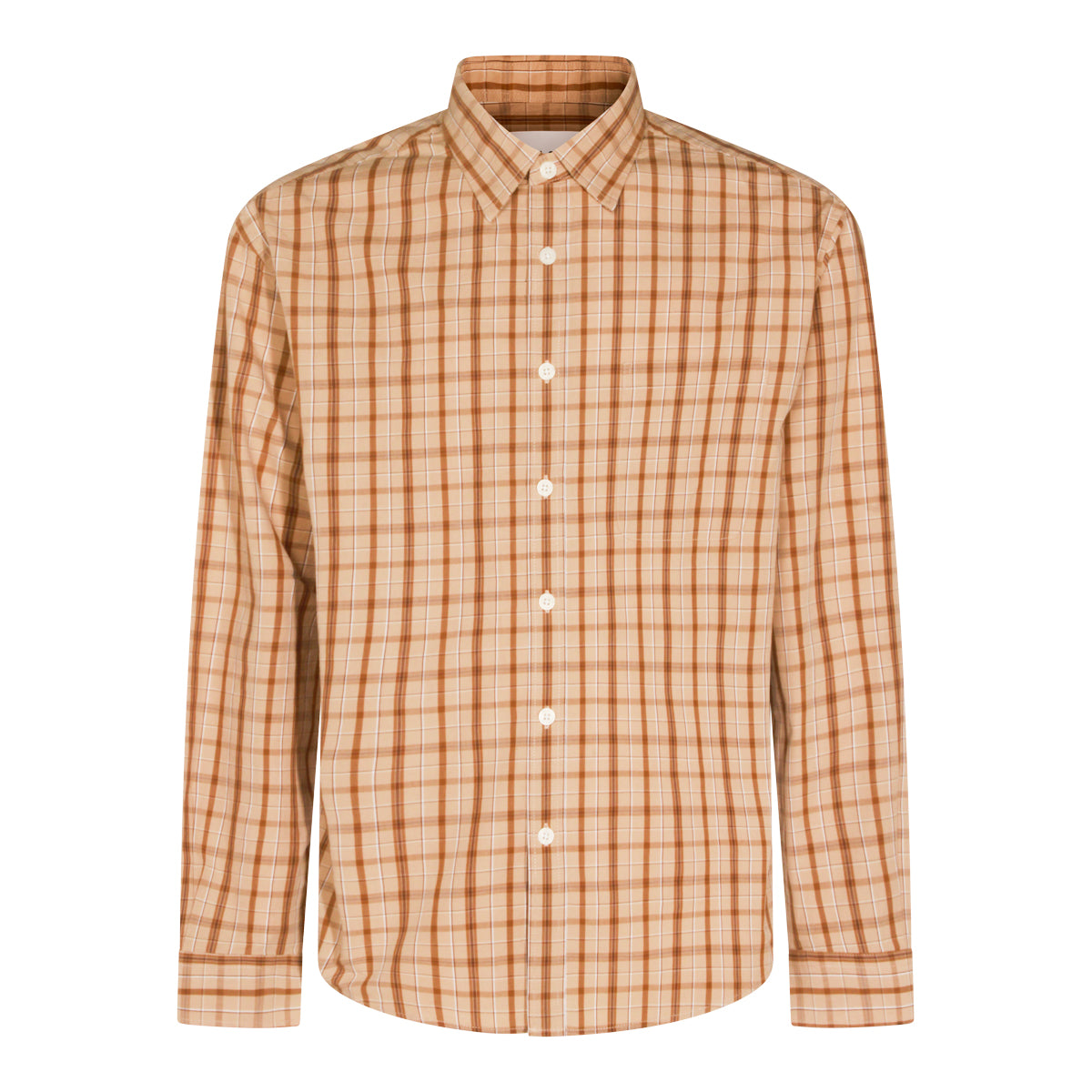 NN.07 Shirts Khaki Check _co