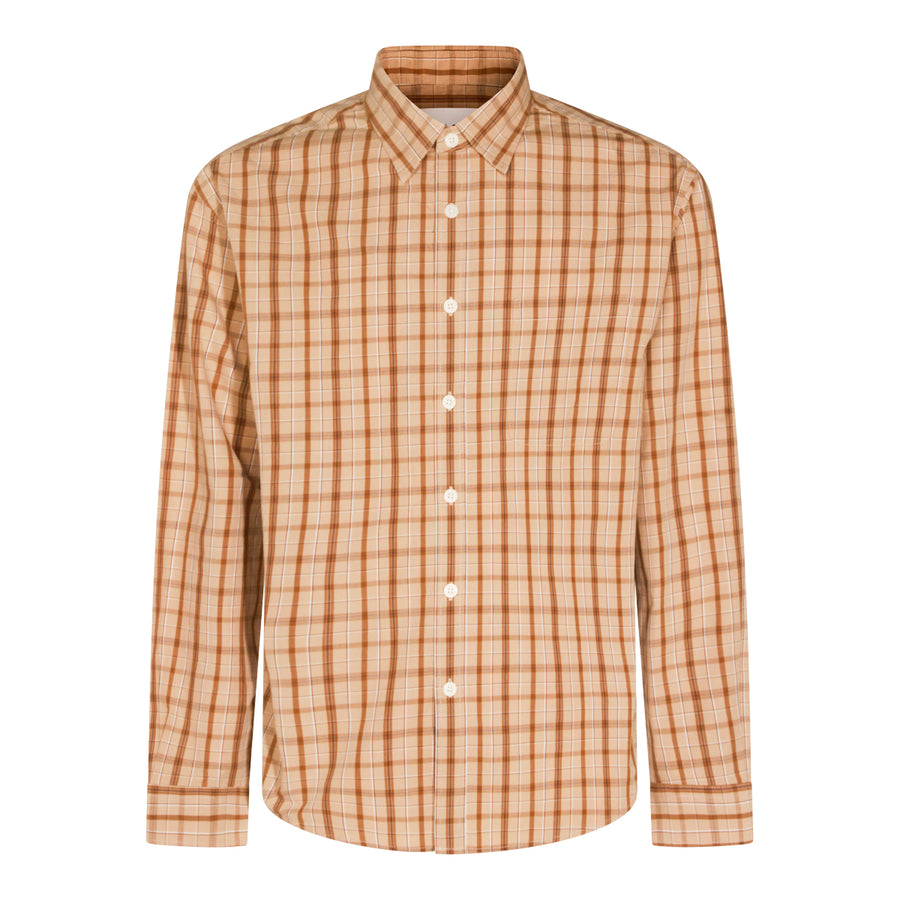 Nn.07 100% Cotton shirt in orange