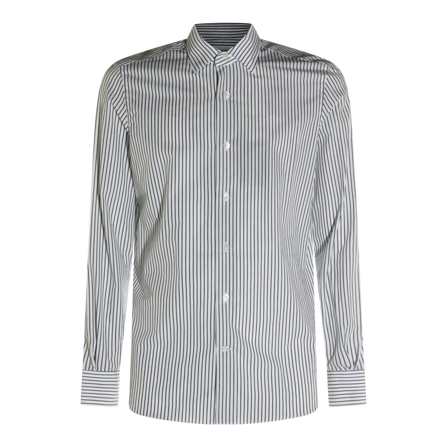 Mazzarelli 100% Cotton shirt in white