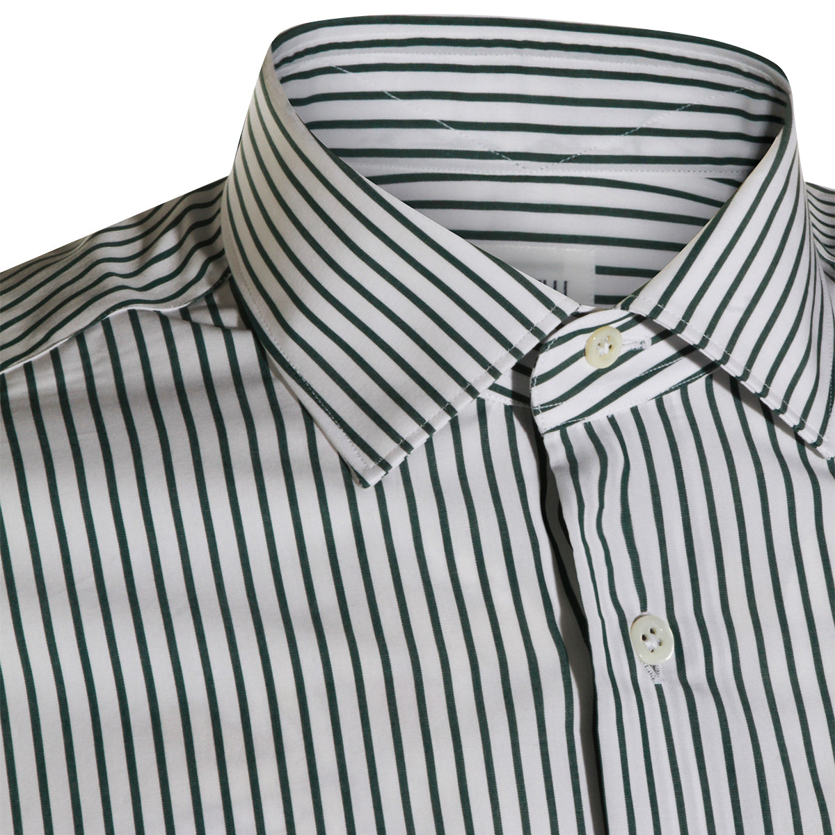 Mazzarelli Shirts Bianco-verde _100 % Co