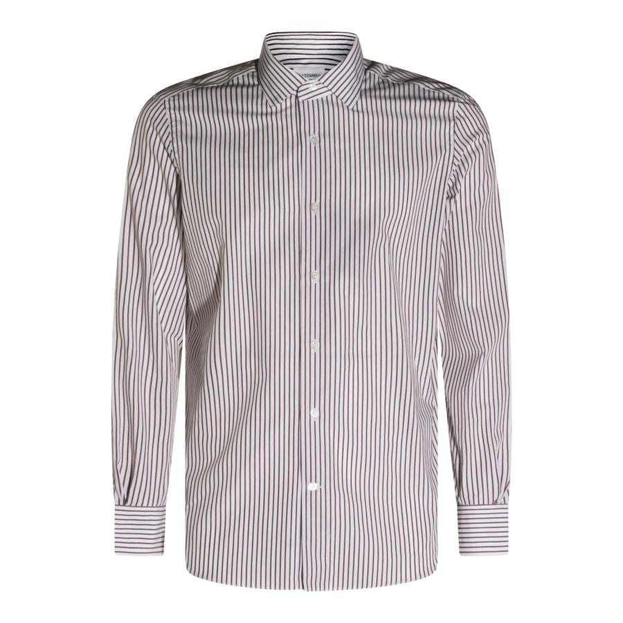 Mazzarelli 100% Cotton shirt in white