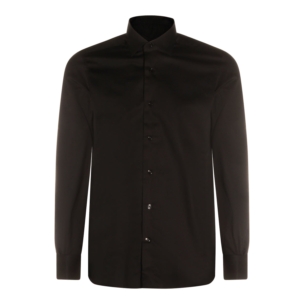 Mazzarelli Shirts Black _100 % Co