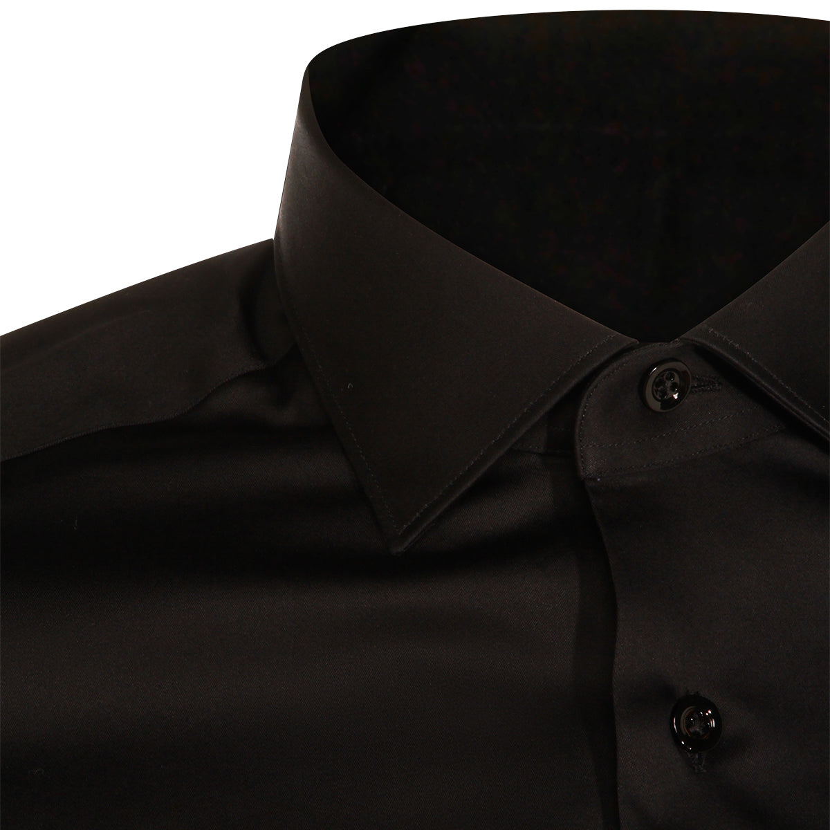 Mazzarelli Shirts Black _100 % Co