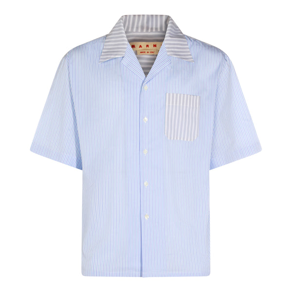 Marni 100% cotton shirt in blue